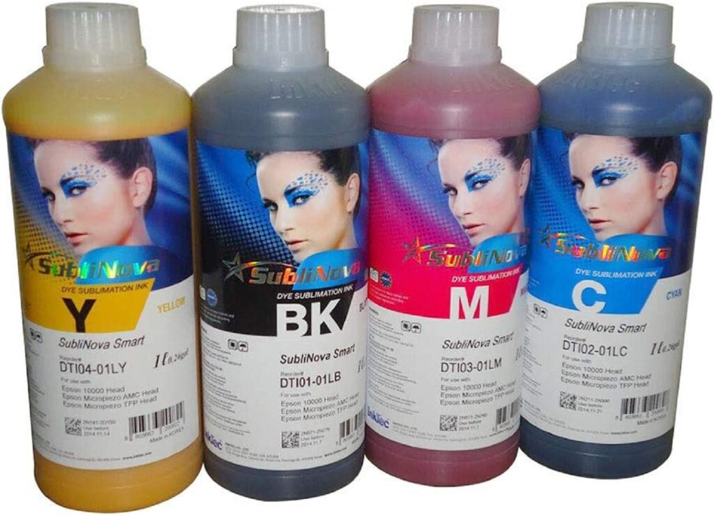 SUBLIMATION INK FOR XP600 CMYK Cyan Magenta Yellow Black – Allthentic